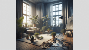neglected indoor plants